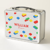 Schattigee kleurrijke bakstenen bouwstenen Kinder (Achterkant)