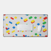 Schattigee Kleurrijke Bakstenen Bouwstenen Kinder  Bureaumat (Keyboard & Muis)