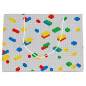 Schattigee Kleurrijke Bakstenen Bouwstenen Kinder  Groot Cadeauzakje (Voorkant)