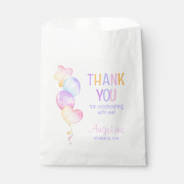 Schattigee Kleurrijke Ballon Kids Verjaardag Bedan Bedankzakje