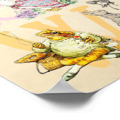 Schattigee kleurrijke Beatrix Potter Alphabet kwek Poster (Hoek)