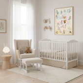 Schattigee kleurrijke Beatrix Potter Alphabet kwek Poster