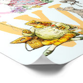 Schattigee kleurrijke Beatrix Potter Alphabet kwek Poster (Hoek)