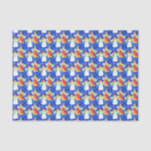 Schattigee kleurrijke Blessing Angels Blue Sky Wat Tissuepapier (Voorkant)