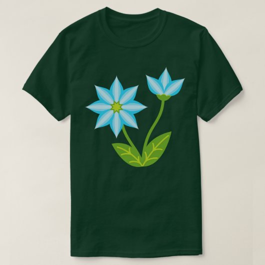 Schattigee Kleurrijke Bloem 1 T-shirt (Design voorkant)