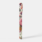 Schattigee kleurrijke  bloemcollage iPhone 15 case (Rechterkant)