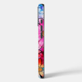 Schattigee Kleurrijke Bloemenkunst Case-Mate iPhone Case (Achterkant / Links)