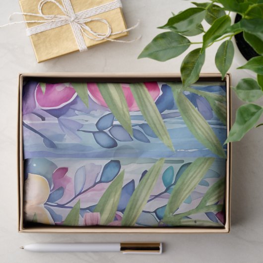 Schattigee kleurrijke Boho bloemenvlinder Tissuepapier (Geschenk)