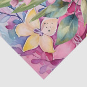 Schattigee kleurrijke Boho bloemenvlinder Tissuepapier (Detail)