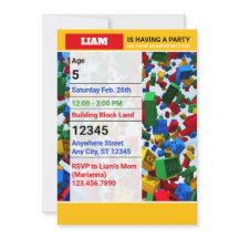 Schattigee kleurrijke bouwstenen Verjaardag