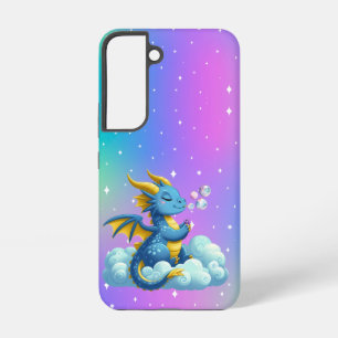 Schattigee kleurrijke bubbel Dragon Samsung Galaxy Hoesje