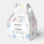 Schattigee Kleurrijke Bubble Kids Verjaardagsfeest Bedankdoosjes (Voorkant Zijde)