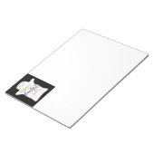 Schattigee Kleurrijke Cartoon Ghost met Tekst Noti Notitieblok (Schuin)