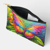 Schattigee kleurrijke creatieve vlinderkunst etui (Open)