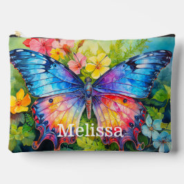 Schattigee Kleurrijke Custom Butterfly Monogram Na Etui