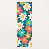 Schattigee kleurrijke Daisy Flower Botanical patro Yogamat (Voorkant)