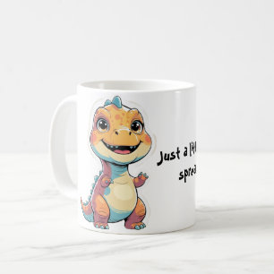 Schattigee kleurrijke Dino Hoesje – Leuke & speels Koffiemok