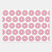 Schattigee kleurrijke Donuts Pattern Sweet Kids Ve Inpakpapier Vel (Voorkant)