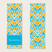 Schattigee kleurrijke doodle dot en hart design Bl Mini Visitekaartjes (Voorkant /achterkant)