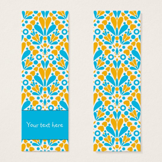 Schattigee kleurrijke doodle dot en hart design Bl Mini Visitekaartjes (Voorkant /achterkant)