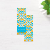 Schattigee kleurrijke doodle dot en hart design Bl Mini Visitekaartjes (Bureau)