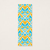 Schattigee kleurrijke doodle dot en hart design Bl Mini Visitekaartjes (Achterkant)