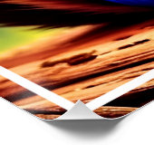 Schattigee Kleurrijke Eekhoorn Digitale Schilderij Perfect Poster (Hoek)