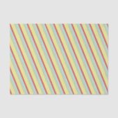 Schattigee kleurrijke eenvoudige strepen tissuepapier (Voorkant)