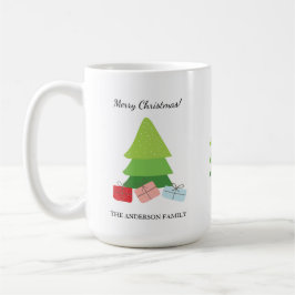 Schattigee kleurrijke familie illustratie koffiemok