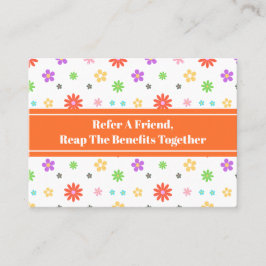 Schattigee kleurrijke flora naadloos patroon aanbevelingskaartje