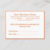 Schattigee kleurrijke flora naadloos patroon aanbevelingskaartje (Achterkant)