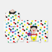 Schattigee kleurrijke Funny Cartoon Circus Clown Bedankdoosjes (Uitgevouwen)