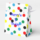 Schattigee kleurrijke Funny Cartoon Circus Clown Bedankdoosjes (Achterkant)