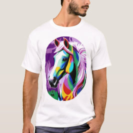 Schattigee Kleurrijke Geest Pony #2 T-shirt