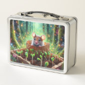 Schattigee Kleurrijke Gepersonaliseerde Tuinzaador (Achterkant)