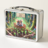 Schattigee Kleurrijke Gepersonaliseerde Tuinzaador (Voorkant)