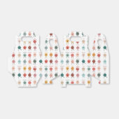 Schattigee kleurrijke gevoelsfacesgrafiek bedankdoosjes (Uitgevouwen)