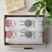 Schattigee kleurrijke gevoelsfacesgrafiek tissuepapier (Geschenk)