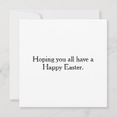 Schattigee kleurrijke Happy Easter Eggs Kaart (Achterkant)