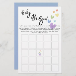 Schattigee & Kleurrijke Harten Baby Bingo Game Fly