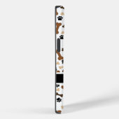 Schattigee Kleurrijke Hond en behandelt Gepersonal Case-Mate iPhone Case (Achterkant / Rechts)