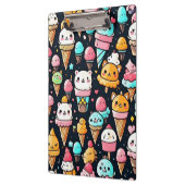 Schattigee kleurrijke ijskegels klembord (Links)