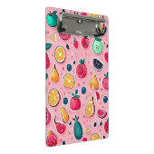 Schattigee kleurrijke ijskegels mini klembord (Schuin)