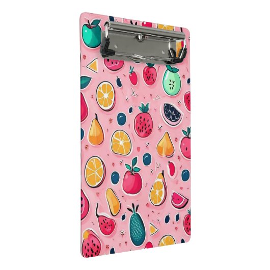 Schattigee kleurrijke ijskegels mini klembord (Schuin)