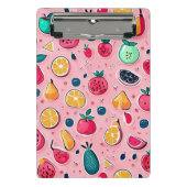 Schattigee kleurrijke ijskegels mini klembord (Voorkant)