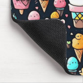 Schattigee kleurrijke ijskegels muismat (Hoek)