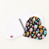 Schattigee kleurrijke ijskegels notitieboek (Binnen)