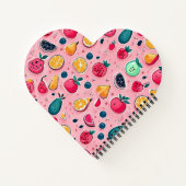 Schattigee kleurrijke ijskegels notitieboek (Achterkant)