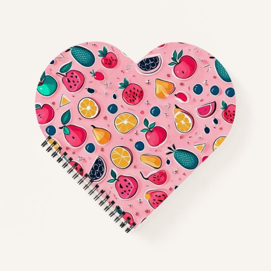 Schattigee kleurrijke ijskegels notitieboek (Voorkant)