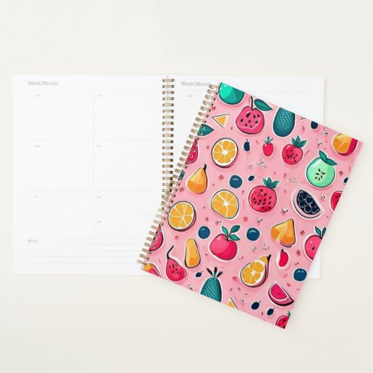 Schattigee kleurrijke ijskegels planner (Display)